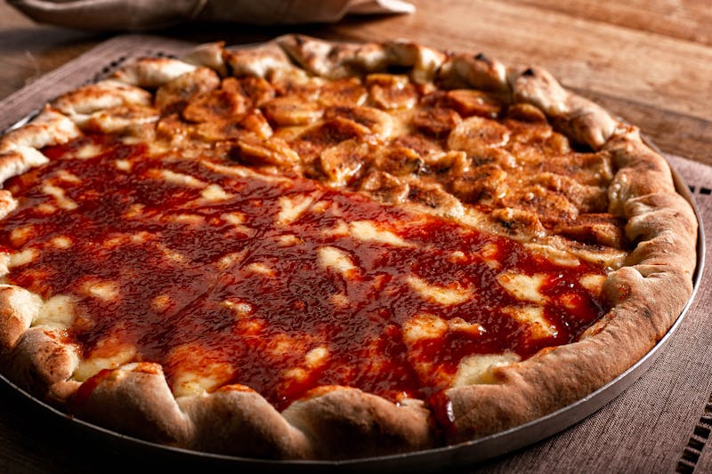 Pizza catering spread